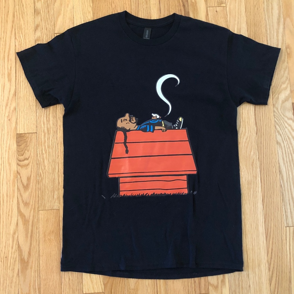Snoop(y) Dogg Peanuts Parody Graphic T-shirt Men’s M 100% Cotton